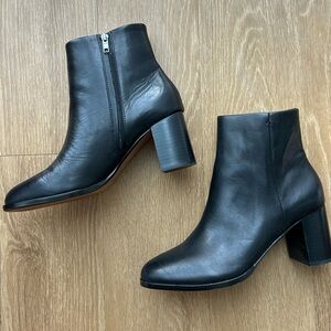 Madewell Mira side-Seam Ankle Boot (Leather)